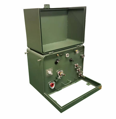 kopen 75KVA het Type Transformer Pad Opgezette 19920V 34500V van enige Faseolie online vervaardiging