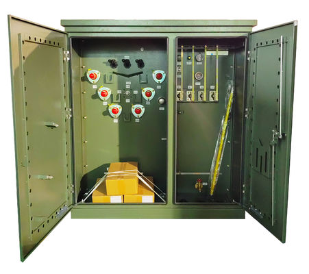 kopen 300KVA Olietype in drie stadia Transformer Pad Opgezette 12470V 240Y online vervaardiging