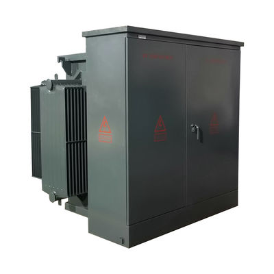 kopen 3-fase buiten 10KV olie ondergedompeld voetstuk Pad gemonteerde transformator 500KVA online vervaardiging