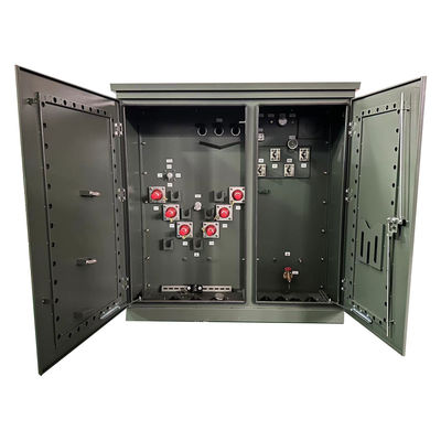 kopen 75Kva Driefasen Pad gemonteerd elektrische transformator olie ondergedompeld 13,2KV tot 208V online vervaardiging