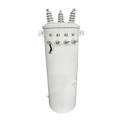 kopen Driefasige paal gemonteerde distributietransformator 3P Olie ondergedompeld 12000V 75KVA online vervaardiging
