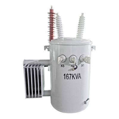 kopen 167Kva Transformer met een enkelfasige paal, olie ondergedompeld 34500GrdY/19920 online vervaardiging