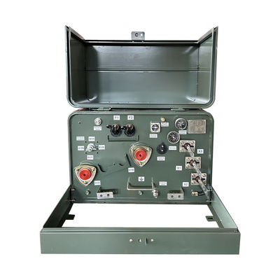 kopen 25KVA enkelfasige pad gemonteerde transformator 12000V tot 240VProfessionele fabrikant ANSI/IEEE Std online vervaardiging
