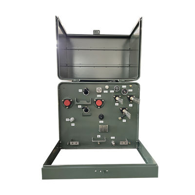 kopen 200 KVA Transformator met een enkelfasegeld, olie ondergedompeld, transformator voor de distributie van elektriciteit, 34500 V tot 240 V online vervaardiging
