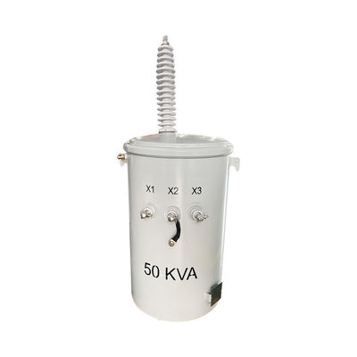 kopen 50KVA enkelfasig vermogen Pole Mounted Transformer Olie ondergedompeld 19920/34500GrdY Tot 120/240V online vervaardiging