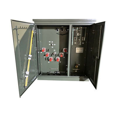 kopen 150kva Pad Mount Driefasige Olie-onderdompelde distributie transformator Vermogen 34500V Tot 208V ANSI / IEEE C57 online vervaardiging
