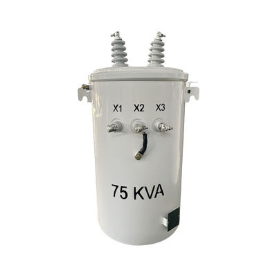 kopen 75kva olie enkelfasige overhead-verdelingstransformer 4160GrdY/2400 tot 120/240V online vervaardiging