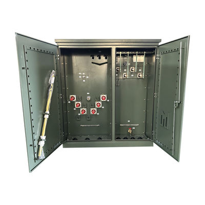 kopen 2500 Kva Driefasen Pad gemonteerde elektrische transformator Hoogspanning 35KV tot 480V online vervaardiging