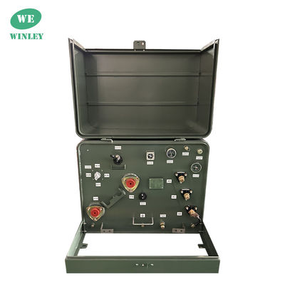 kopen 167Kva Single Phase Pad gemonteerde transformator Distributie Residential 13.8KV DOE 2016 Standard online vervaardiging