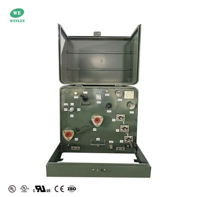 kopen UL CUL 75 kVA Single Phase Pad Mounted Transformer Residential 13.8KV tot 120V Olie ondergedompeld Voldoet aan de DOE 2016 ANSI IEEE-normen online vervaardiging