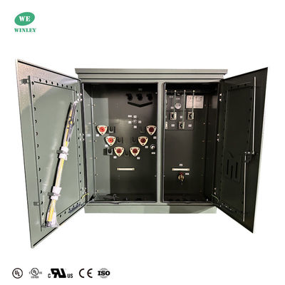 kopen 500Kva Pad Mounted Transformer Drie Fase 8320V tot 480Y/277 Loop Feed ANSI / IEEE Normen online vervaardiging