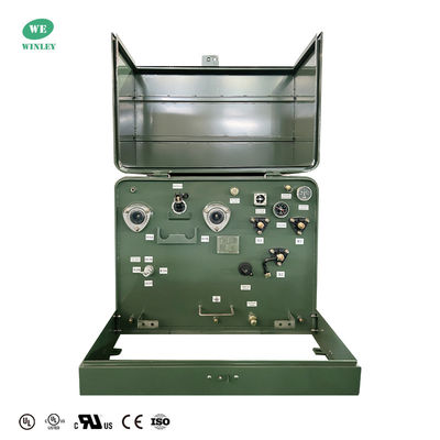 kopen 50Kva enkelfasige pad gemonteerde distributietransformator 22860GrdY/13200 IEEE/ANSI/DOE 2016 Standard online vervaardiging