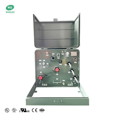 kopen 75Kva Single Phase Pad Mounted Distribution Transformer Stap naar beneden 34,5KV tot 240V ANSI IEEE-normen online vervaardiging