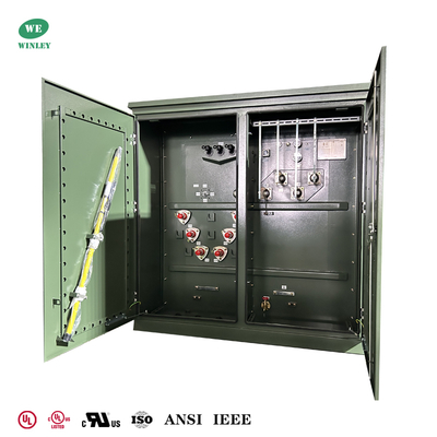 kopen 2000Kva Driefasen Pad gemonteerde transformator 2MVA 12.47KV tot 480V Voldoen aan DOE-efficiëntiewaarden met UL vermeld online vervaardiging