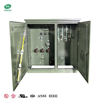 kopen 500Kva Three Phase Pad Mounted Transformer Radial Feed 12.87KV To 240V Multi‑Tap Voltage Regulation UL‑Certified online vervaardiging