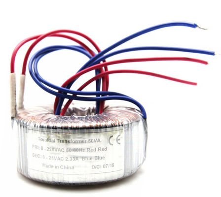 kopen 80VA het aansteken van Toroidal Isolatietransformator 240VAC aan 120VAC-Koperdraad online vervaardiging