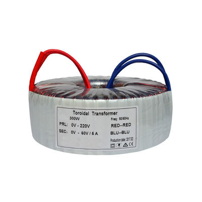 kopen 300W van de communicatie Toroidal Koper/het Aluminium Isolatietransformator 60VAC/5A online vervaardiging