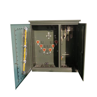 500 KVA Driefasige olie ondergedompelde pad gemonteerde transformator 13.2KV