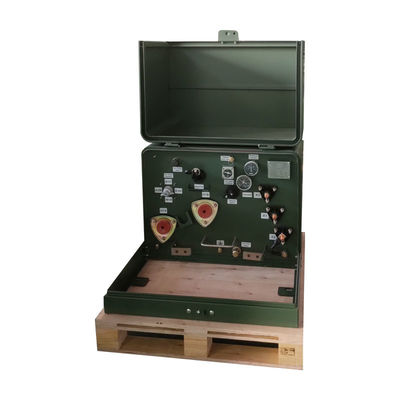 Olietype 12470V 240V Sekundarische spanning enkelfasige pad gemonteerde transformator 100kVA