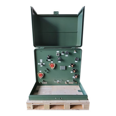 DOE-standaard 150 KVA 4160V 120/240V enkelfasige pad gemonteerde transformator