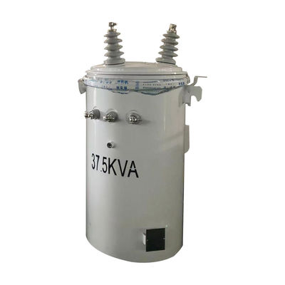 37.5kva luchtinstallatietype enkelfasige 15kva paal gemonteerde transformator