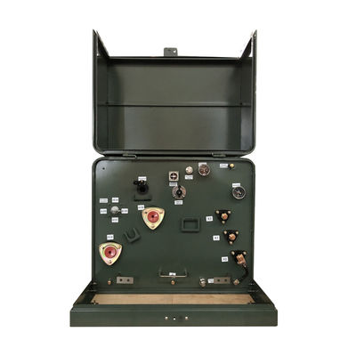 250Kva enkelfasenpad gemonteerd transformator olie ondergedompeld vermogen elektrische distributie 4160V