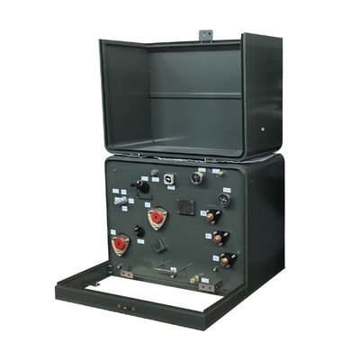 100Kva enkelfasen pad gemonteerde distributie transformator olie ondergedompeld DOE 2016