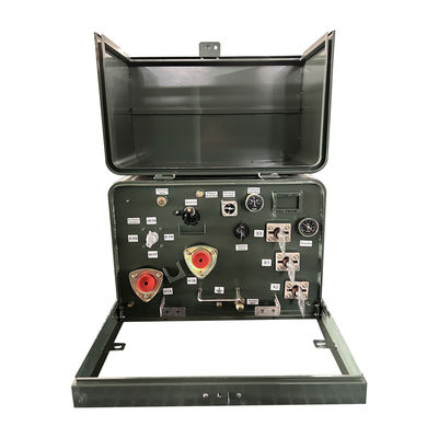 IEEE CSA IEC-normen Loopvoeding Eénfasige pad gemonteerde transformator olie type 4160V tot 240V 37,5Kva
