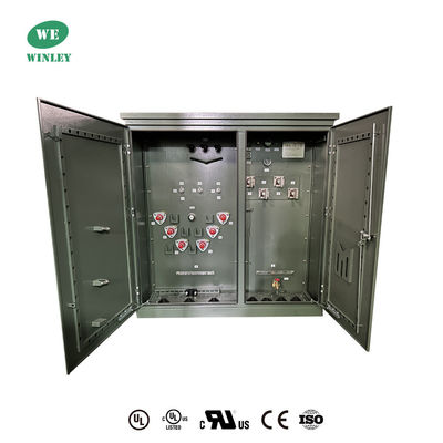 3 fase pad gemonteerde distributie transformator 2500 Kva 13200v tot 480y/277 Voor buiten