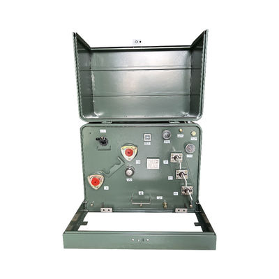 200kva Single Phase Pad gemonteerde transformator olie ondergedompeld 5KV klasse ANSI IEEE standaard