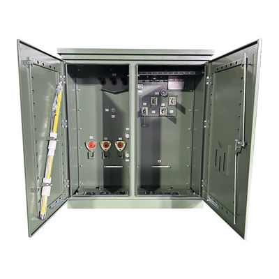 500 Kva 3-fase pad gemonteerde stroomdistributie transformator dubbele spanning 12470V & 4160V UL gecertificeerd