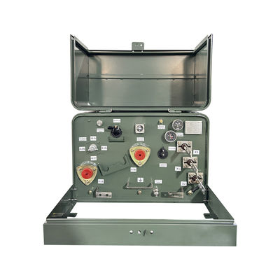 50kva Single Phase Pad gemonteerde distributie transformator olie ondergedompeld 12.47KV tot 120V 304 roestvrij tank