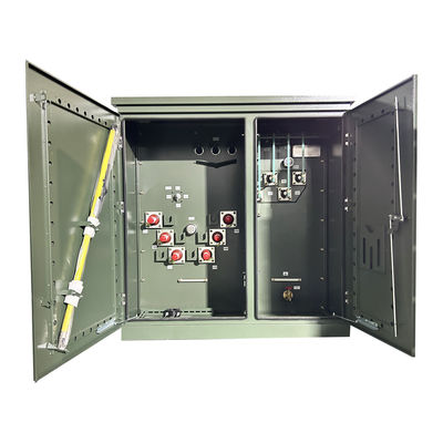 500Kva 3 fase pad gemonteerde transformator voor residentieel gebruik 34,5KV tot 208V UL-gecertificeerd