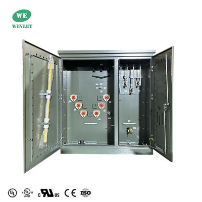 300Kva Driefasen Pad gemonteerde transformator 13200V tot 480Y UL gecertificeerd