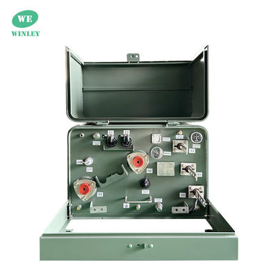 UL-lijst 25 kVA Single Phase Pad Mounted Transformer 13200V tot 240V Olie ondergedompelde elektriciteitsdistributie transformator