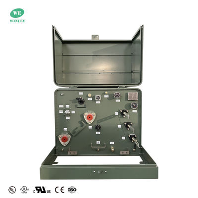 Eénfasige pad gemonteerde transformator 125Kva 12470V Elektriciteitstransformator Fabrieksprijs Voldoet aan ANSI/IEEE CSA Normen