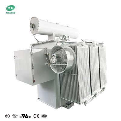 2.5MVA Substation Transformator met oliekoeler, type olie-ondergedompeld, Step Down 24940V naar 480V, ANSI IEEE normen