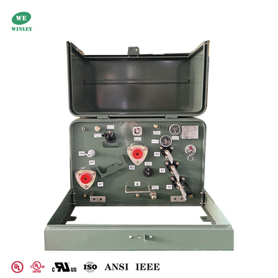 50Kva Single Phase Pad gemonteerde distributietransformatoren Power Step-up 240V tot 4160V UL CSA ANSI IEEE-normen Prijs