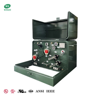 50Kva Eenfasige Pad-gemonteerde Transformatoren Stroomverdeling  Loopvoeding Additieve Polariteit 240V Naar 480V UL-gecertificeerd