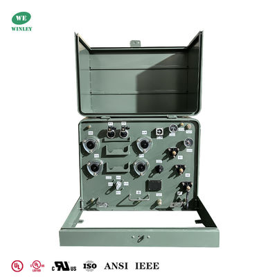 100kva 1 fase pad gemonteerde transformator 22900V tot 120V Power Distribution Transformer ANSI IEEE Voldoen aan DOE 2016 Standard