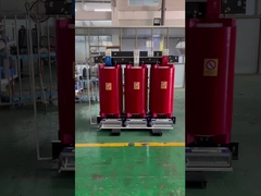 Driefasige transformator met giethars van droog type