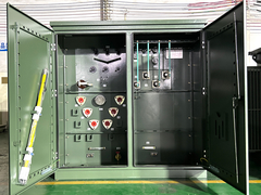 Driefasige transformer op pad